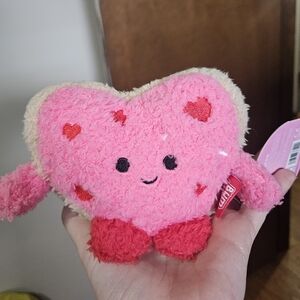 NWT Bumbumz 4.5” Casey the Heart Cookie SweetBumz 🍪 ♥️ Valentine's Day